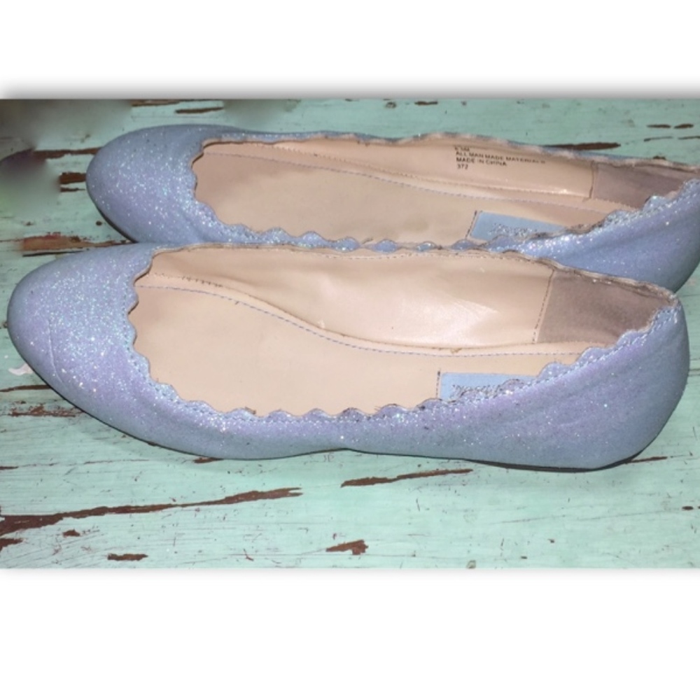 Betsey Johnson 'Dance' Slip On Glitter Flats - Picture 8 of 8